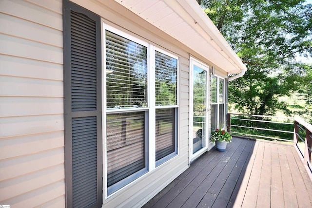 view of deck