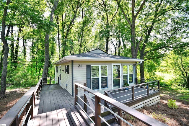 view of deck