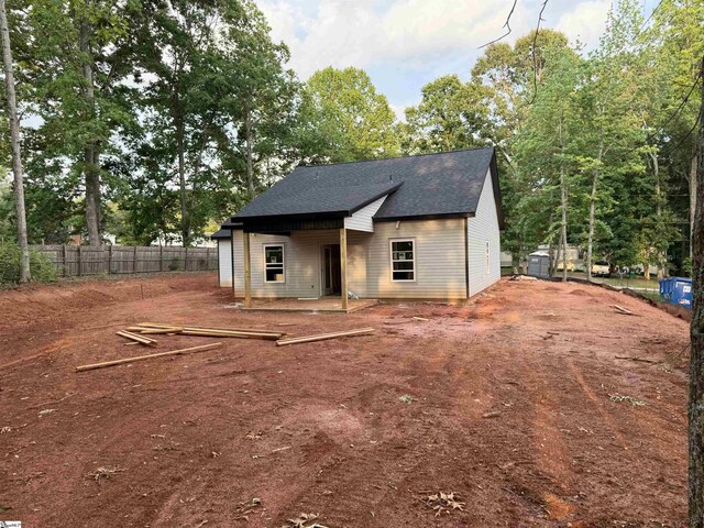 397 Wynette Way, Inman, SC 29349 - rear view of house featuring roof with shingles