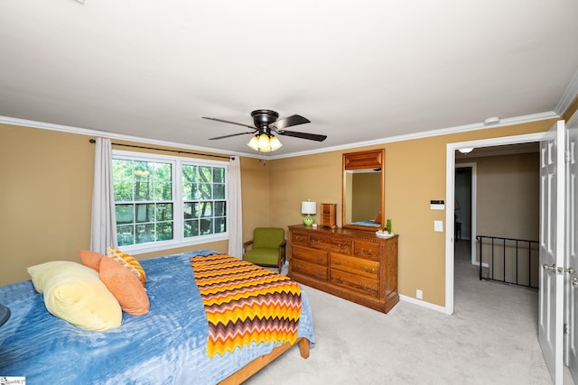 2 Finley Ct, Mauldin, SC 29662 - bedroom featuring baseboards, light carpet, and ornamental molding