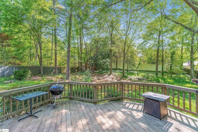 2 Finley Ct, Mauldin, SC 29662 - wooden deck featuring fence and grilling area