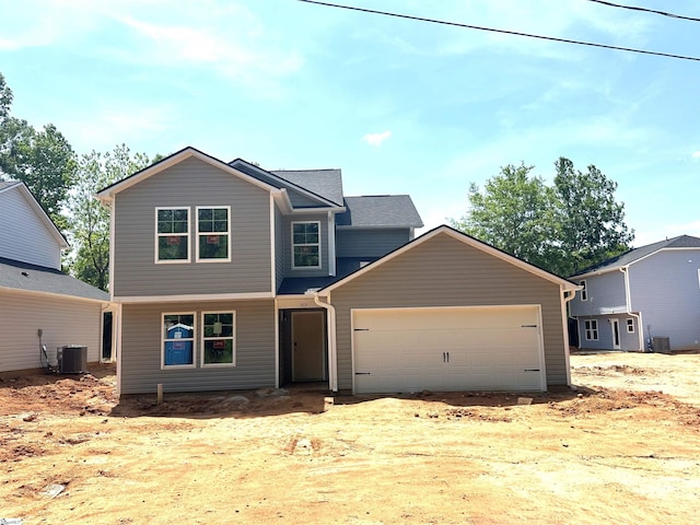 317 W Hampton St, Anderson, SC 29624 - view of front of property featuring cooling unit and an attached garage