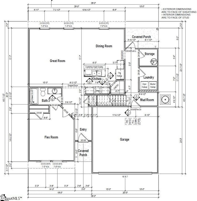 317 W Hampton St, Anderson, SC 29624 - plan
