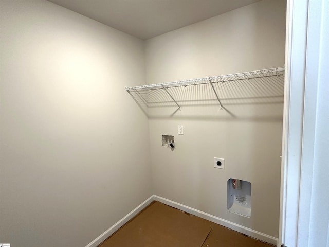 317 W Hampton St, Anderson, SC 29624 - laundry room with laundry area, washer hookup, baseboards, and hookup for an electric dryer