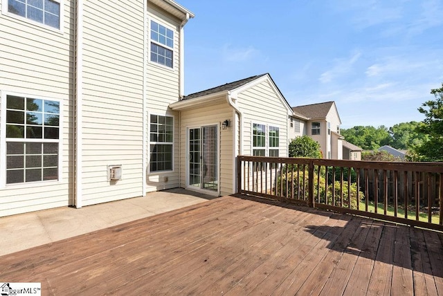 view of deck