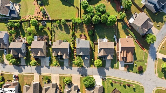 136 Chandler Crest Ct, Greer, SC 29651 - drone / aerial view with a residential view