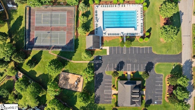 drone / aerial view