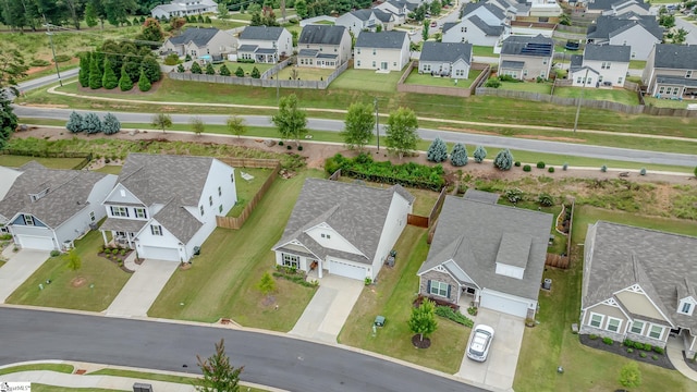 birds eye view of property featuring a residential view