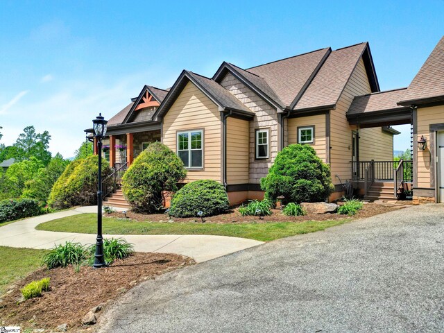 129 Eliza Ln, Marietta, SC 29661 - view of bungalow-style home