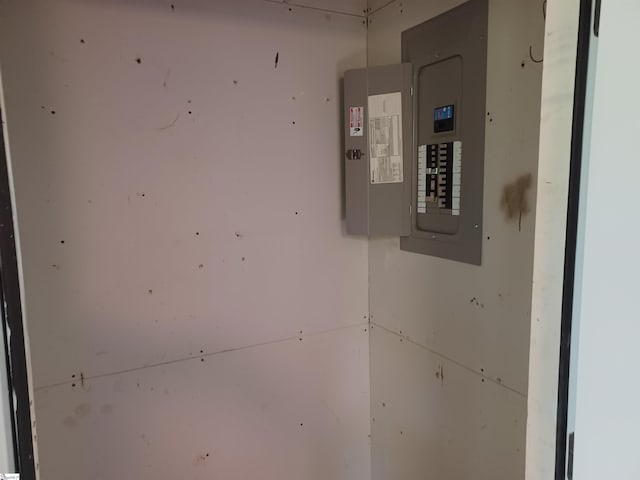 utility room featuring electric panel
