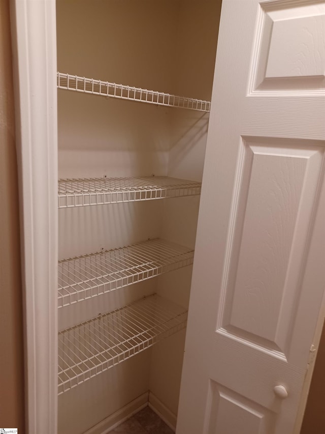 view of closet