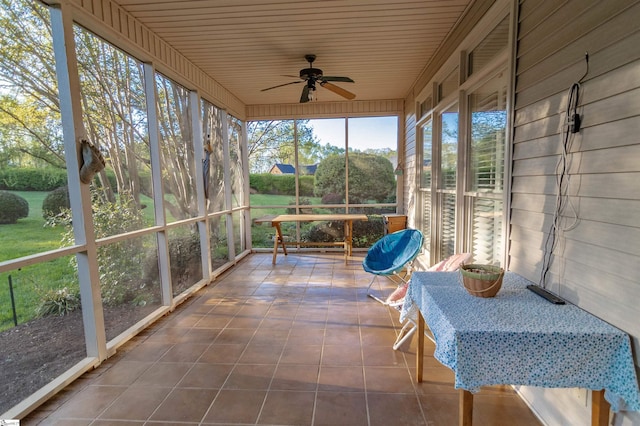 104 Bellewood Dr, Easley, SC 29640 - sunroom with ceiling fan