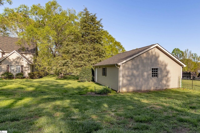 104 Bellewood Dr, Easley, SC 29640 - view of side of property featuring fence and a yard