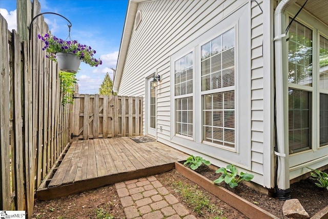 exterior space with fence