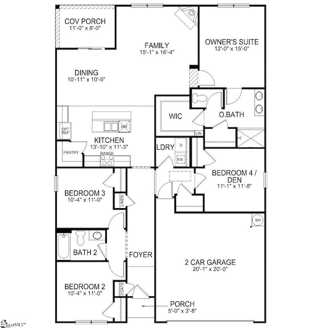 3279 Cypress Hollow Dr Lot 0170, Moore, SC 29369 - view of layout