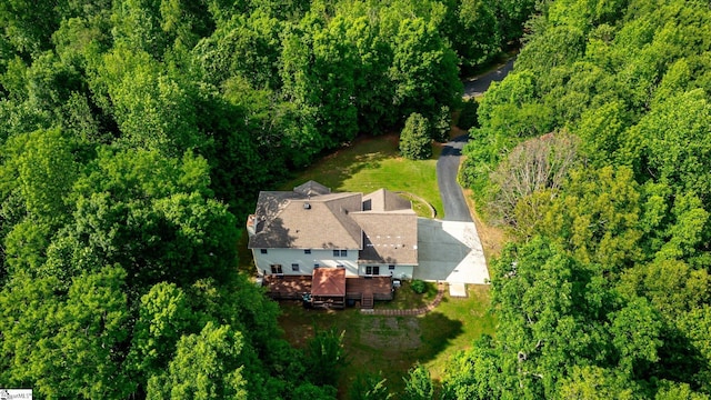 49 Pleasant Valley Trl, Travelers Rest, SC 29690 - view of subject property with a heavily wooded area