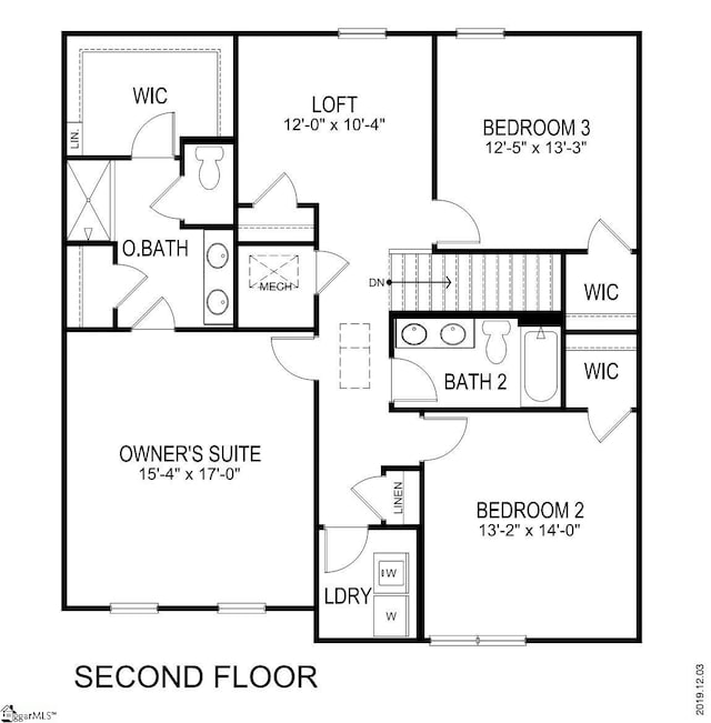 3283 Cypress Hollow Dr Lot 0171, Moore, SC 29369 - view of layout