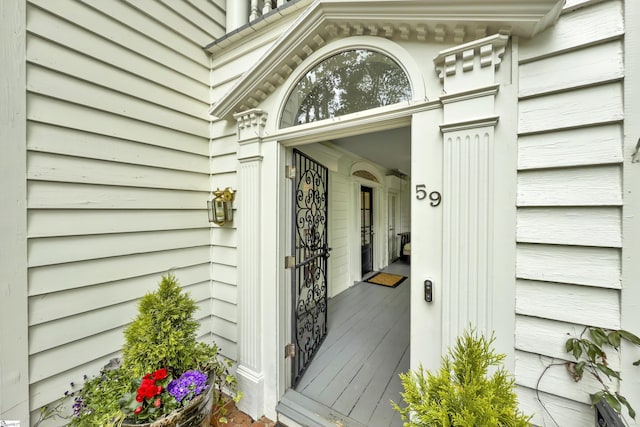 view of property entrance