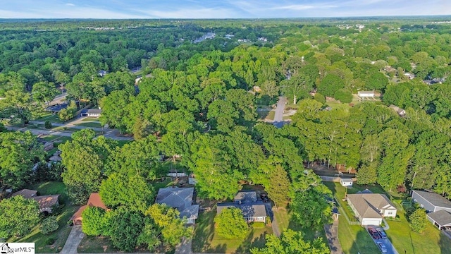 207 Tollgate Rd, Simpsonville, SC 29681 - birds eye view of property featuring a forest view