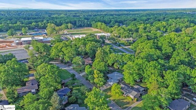 207 Tollgate Rd, Simpsonville, SC 29681 - aerial view featuring a wooded view