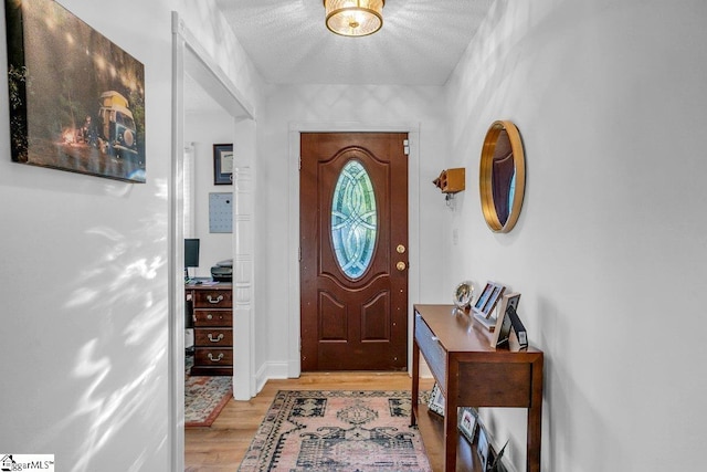 207 Tollgate Rd, Simpsonville, SC 29681 - entryway with a textured ceiling and light wood-style flooring