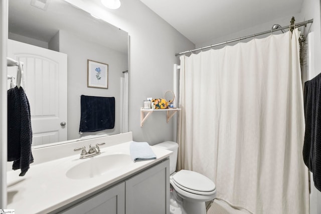 180 Bur Oak Dr, Taylors, SC 29687 - full bath with vanity, visible vents, and toilet
