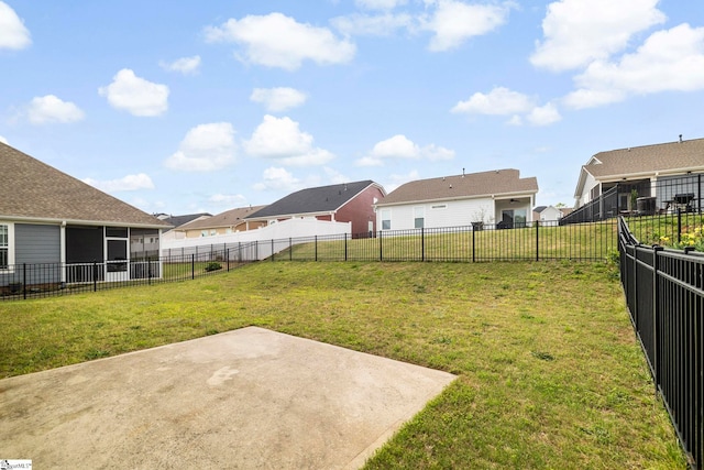 180 Bur Oak Dr, Taylors, SC 29687 - view of yard with a residential view, a patio, and a fenced backyard