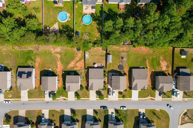 birds eye view of property featuring a residential view