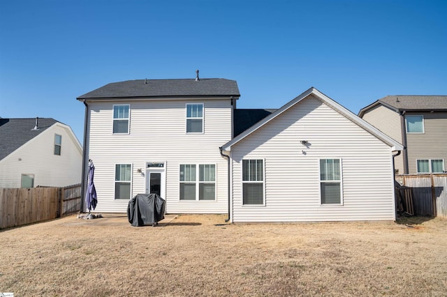920 Ravenfield Dr, Duncan, SC 29334 - back of house featuring a fenced backyard and a lawn