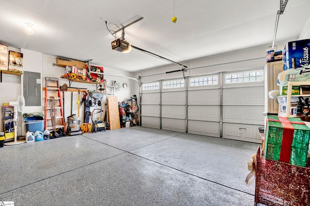 124 Highland Station Dr, Clinton, SC 29325 - garage with a garage door opener and electric panel