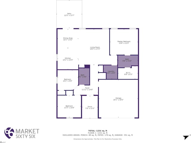 124 Highland Station Dr, Clinton, SC 29325 - floor plan / room layout