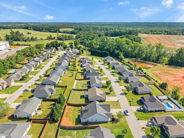 127 Alberta Cir, Piedmont, SC 29673 - aerial view featuring a residential view and a forest view