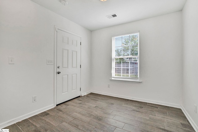 232 Ashley Danielle Dr, Duncan, SC 29334 - empty room featuring baseboards, visible vents, a healthy amount of sunlight, and wood finished floors