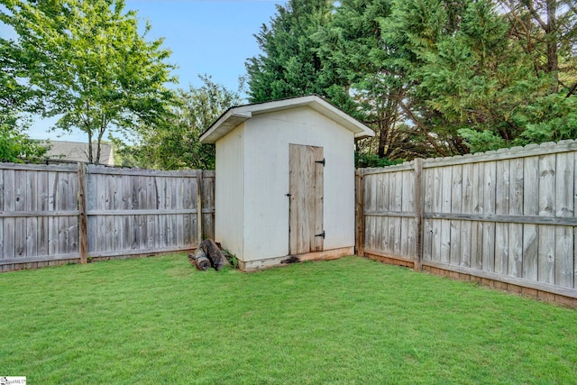 232 Ashley Danielle Dr, Duncan, SC 29334 - view of shed with a fenced backyard