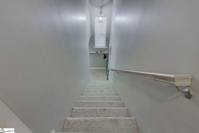 view of staircase