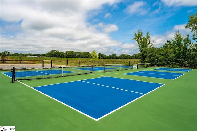 216 Bonifay Dr, Fountain Inn, SC 29644 - view of tennis court featuring community basketball court