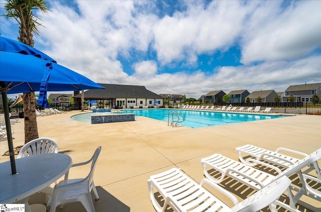 216 Bonifay Dr, Fountain Inn, SC 29644 - community pool featuring a patio area