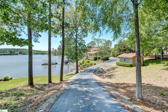 105 Seabright Cir, Cross Hill, SC 39332 - view of street featuring a water view