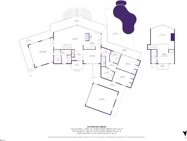 105 Seabright Cir, Cross Hill, SC 39332 - view of layout