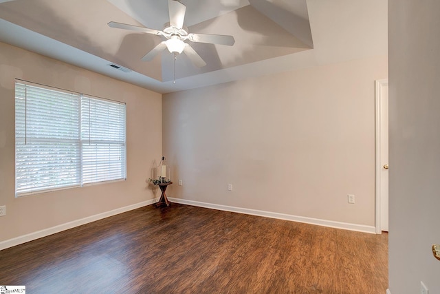4 Creekbend Ct, Simpsonville, SC 29681 - unfurnished room featuring baseboards, ceiling fan, wood finished floors, and visible vents