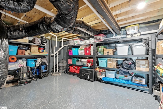 view of storage