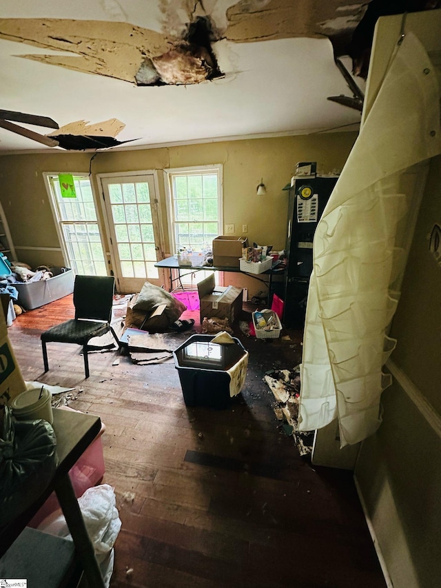 903 Calvert Ave, Clinton, SC 29325 - interior space featuring hardwood / wood-style floors