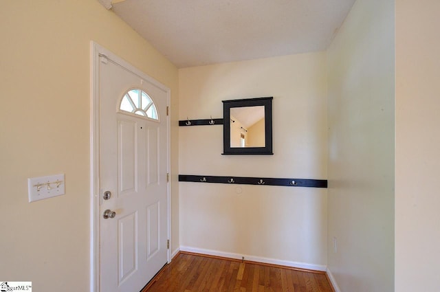 602 Habersham Ln, Easley, SC 29642 - foyer entrance with baseboards and wood finished floors