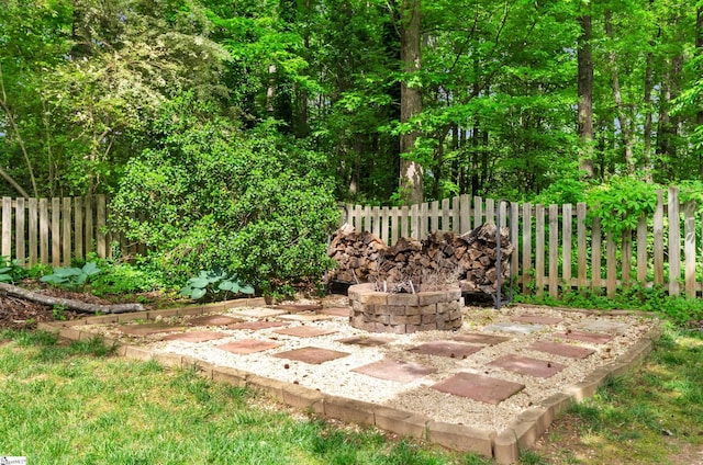 4 Barley Mill Dr, Greer, SC 29651 - view of yard featuring fence