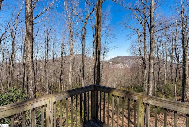 May Apple Way Lot 232, Landrum, SC 29356 - deck featuring a view of trees and a mountain view