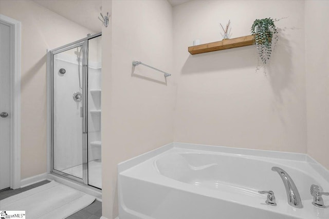 75 Oak Edge Ln, Greer, SC 29651 - bathroom with a shower stall and a garden tub