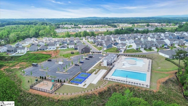 75 Oak Edge Ln, Greer, SC 29651 - bird's eye view with a residential view