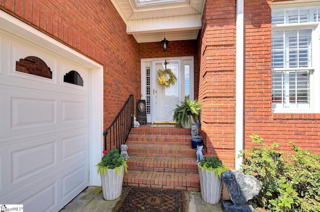 132 Hartsfield Dr, Easley, SC 29642 - doorway to property featuring brick siding