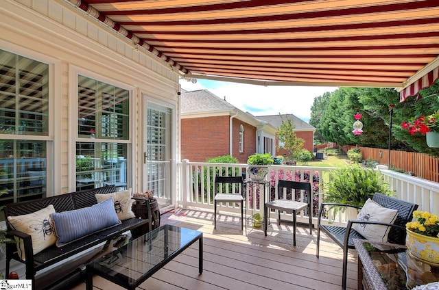 132 Hartsfield Dr, Easley, SC 29642 - wooden deck with fence