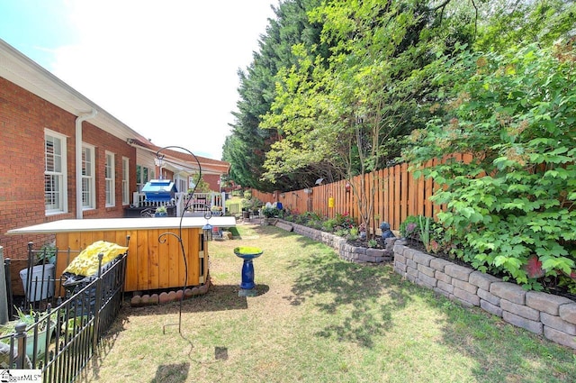 132 Hartsfield Dr, Easley, SC 29642 - view of yard with a fenced backyard